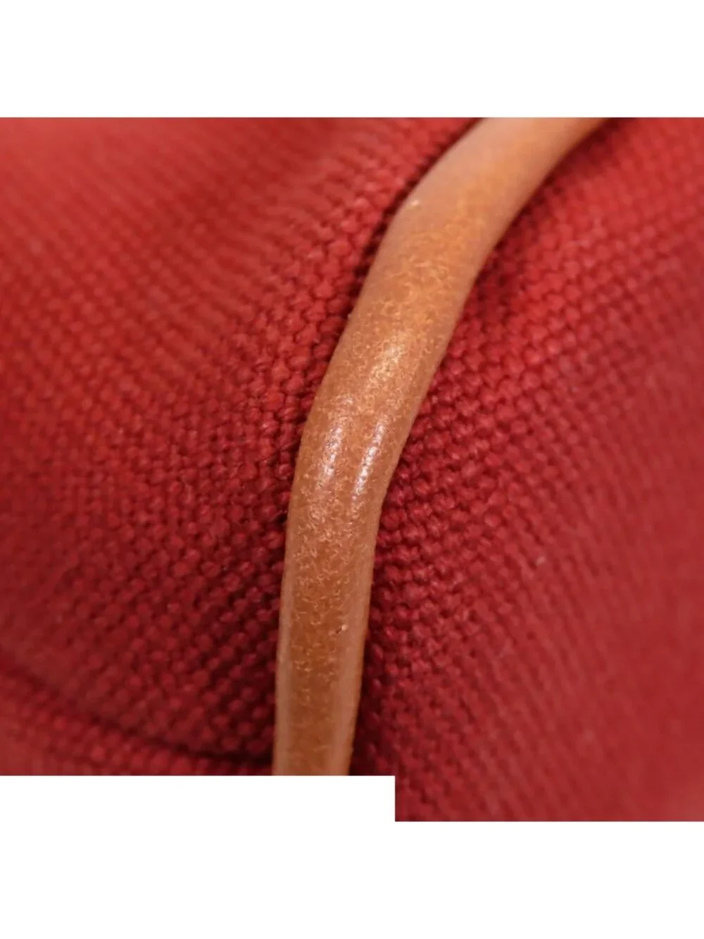 Hermes Bolide Pouch Mini Rouge Ash Silver Cotton